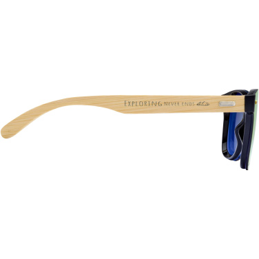 Logo trade promotional gift photo of: Tan sunglasses with bamboo temples